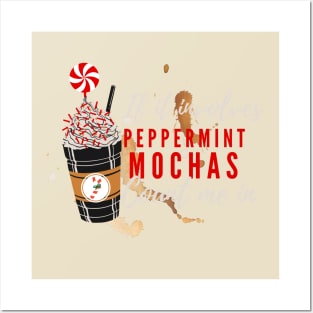 Peppermint Mocha Bliss Posters and Art